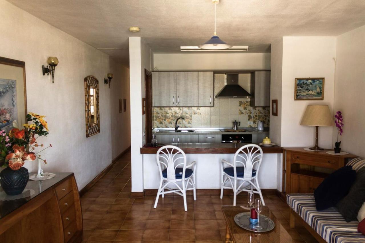 Beachfront & Sunny Apartment Los Gigantes Acantilado de los Gigantes Luaran gambar